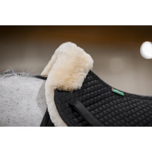 Horseware Sheepskin Halfpad - Black/Natural in Black/Natural