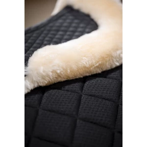 Horseware Sheepskin Halfpad - Black/Natural in Black/Natural