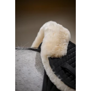 Horseware Sheepskin Halfpad - Black/Natural in Black/Natural
