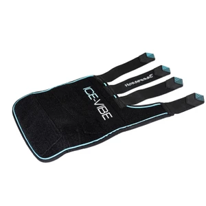 Horseware Ice-Vibe Ice - Vibe Leg Wrap - Black/Aqua in Black/Aqua