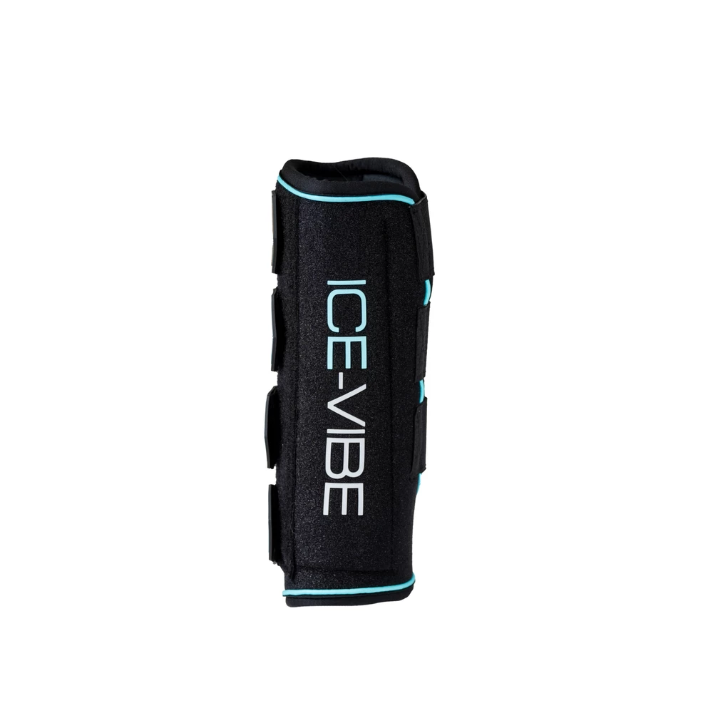 Horseware Ice-Vibe Ice - Vibe Leg Wrap - Black/Aqua in Black/Aqua