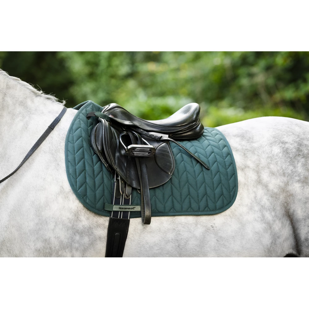 Horseware Close Contact Saddle Pad - Dynasty Green in Dynasty Green
