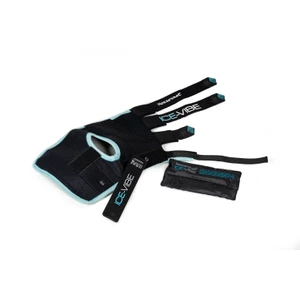 Horseware Ice-Vibe Ice-Vibe Hock Wrap - Black/Aqua in Black/Aqua