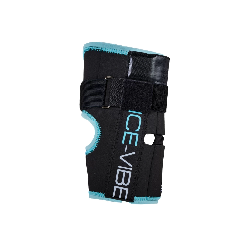 Horseware Ice-Vibe Ice-Vibe Knee Wraps - Black/Aqua in Black/Aqua