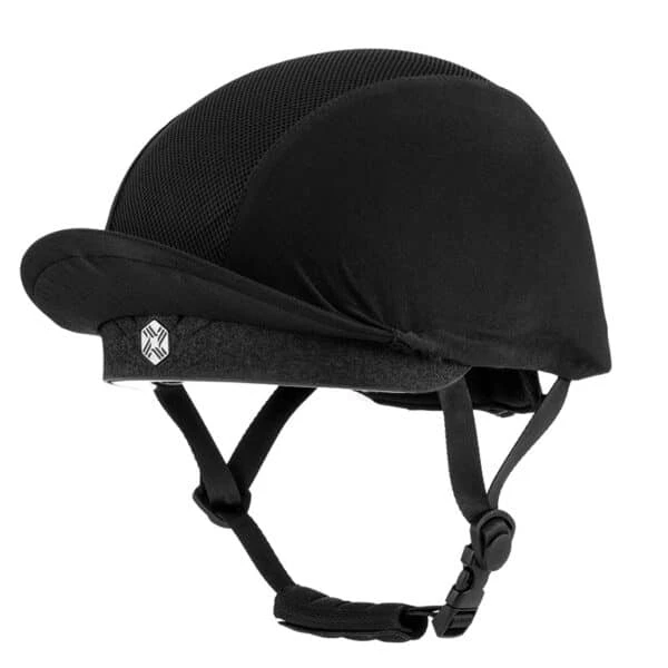 Charles Owen Phoenix Helmet - Black/Chrome in Black/Chrome