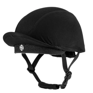Charles Owen Phoenix Helmet - Black/Chrome in Black/Chrome