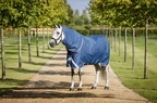 Horseware Ionic Therapy Turnout 100g  - Imperial Blue/Silver & Navy in Imperial Blue/Silver & Navy