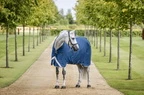 Horseware Ionic Therapy Turnout 100g  - Imperial Blue/Silver & Navy in Imperial Blue/Silver & Navy