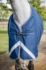 Horseware Ionic Therapy Turnout 100g  - Imperial Blue/Silver & Navy in Imperial Blue/Silver & Navy