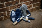 Horseware Newmarket Grooming Brush Set - Witney Navy 