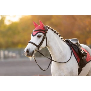 LeMieux Mini Classic Fly Hood  - Cranberry 