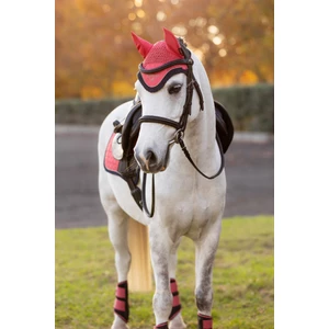 LeMieux Mini Classic Fly Hood  - Cranberry in Cranberry
