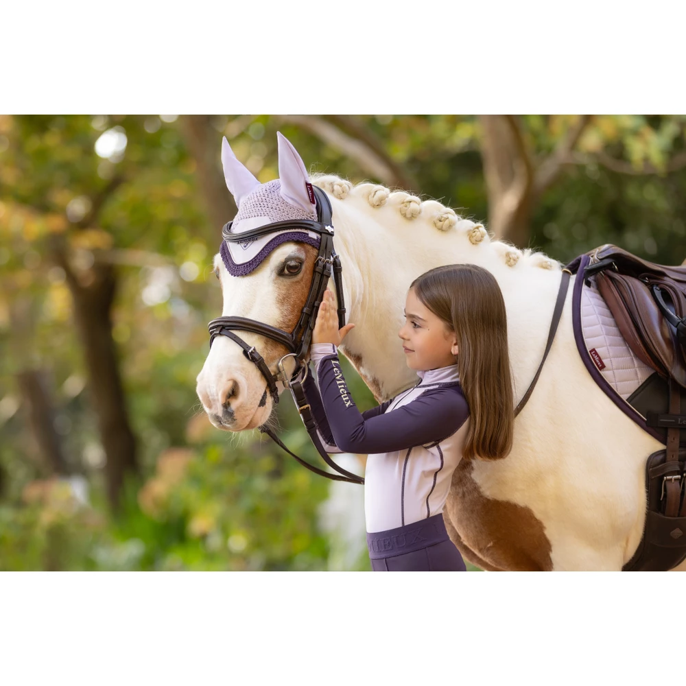 LeMieux Mini Classic Fly Hood  - Lilac in Lilac