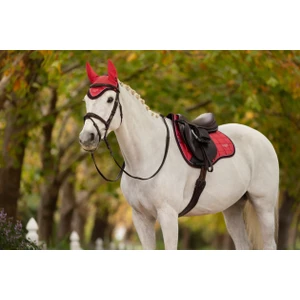 LeMieux Loire Fly Hood  - Cranberry in Cranberry