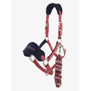LeMieux Vogue Headcollar & Leadrope  - Cranberry in Cranberry