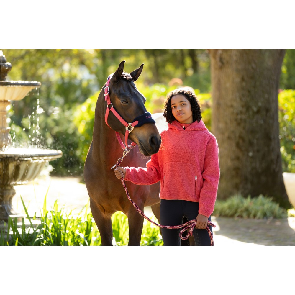LeMieux Vogue Headcollar & Leadrope - Cranberry