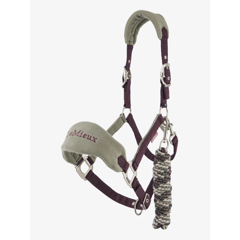 LeMieux Vogue Headcollar & Leadrope  - Damson in Damson