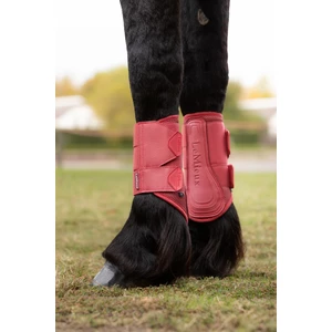 LeMieux Arika Mesh Brushing Boots  - Cranberry in Cranberry
