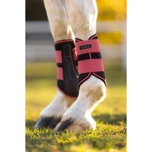 LeMieux Grafter Brushing Boots  - Cranberry in Cranberry