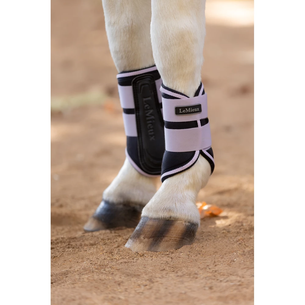 LeMieux Mini Grafter Brushing Boots  - Lilac in Lilac