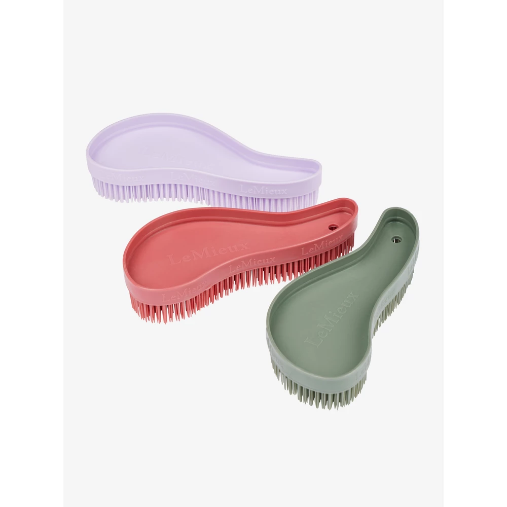 LeMieux Wizard Brush Trio  - Cranberry/Lilac/Rosemary in Cranberry/Lilac/Rosemary
