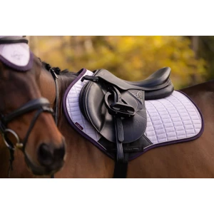 LeMieux Suede Close Contact Square  - Lilac in Lilac