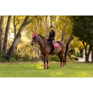 LeMieux Loire Classic Close Contact Square  - Cranberry in Cranberry