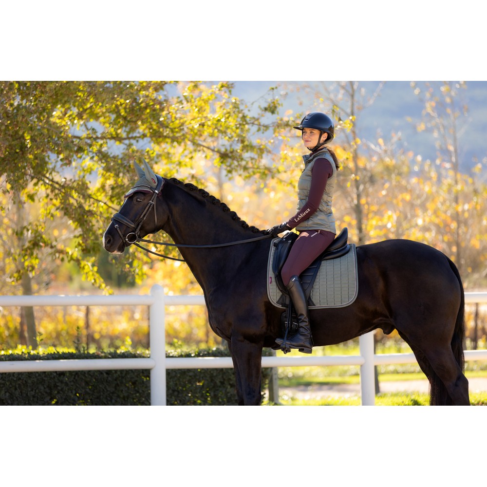LeMieux Suede Dressage Square - Rosemary