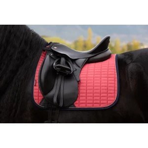 LeMieux Suede Dressage Square  - Cranberry 