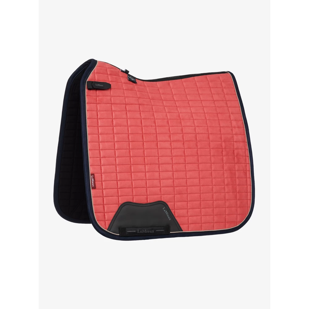 LeMieux Suede Dressage Square  - Cranberry in Cranberry