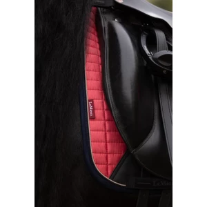 LeMieux Suede Dressage Square  - Cranberry in Cranberry