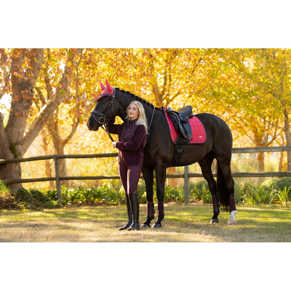 LeMieux Loire Classic Dressage Square - Cranberry