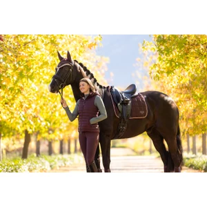 LeMieux Loire Classic Dressage Square  - Damson in Damson