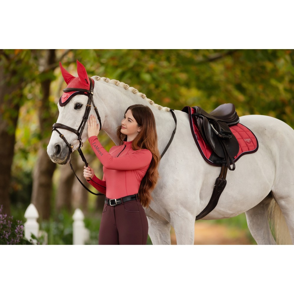 LeMieux Loire Classic GP Square - Cranberry