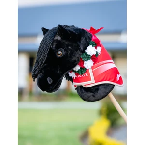 LeMieux Hobby Horse Flower Sash  - Red 
