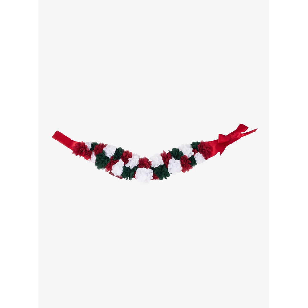 LeMieux Hobby Horse Flower Sash  - Red in Red