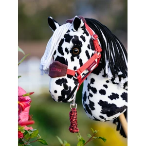LeMieux Hobby Horse Vogue Headcollar & Leadrope  - Cranberry 