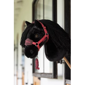 LeMieux Hobby Horse Vogue Headcollar & Leadrope  - Cranberry in Cranberry