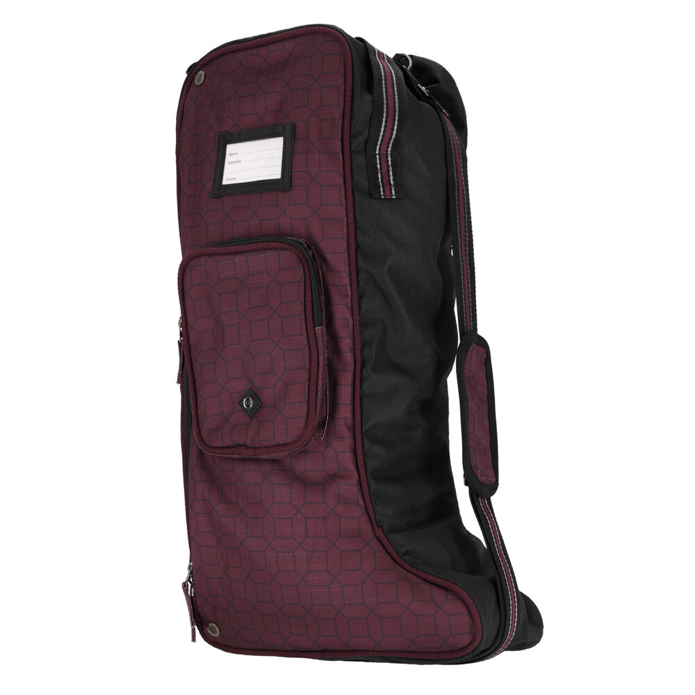 QHP Boot bag collection - Wine red in Wine Red