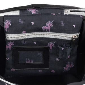 QHP Grooming bag Lize - Black/violet in Black/violet