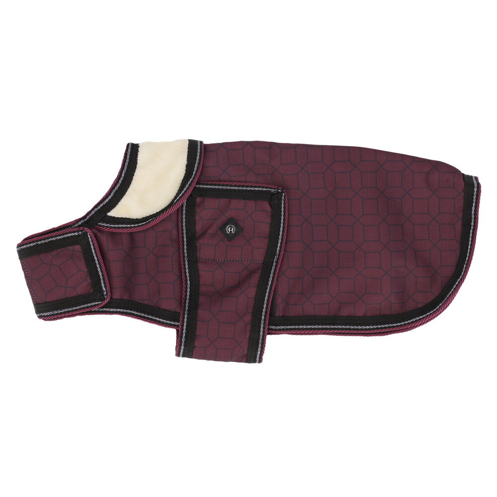 QHP Dog rug 1200D turnout collection - Wine red in Wine Red