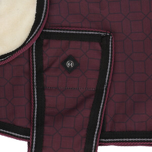 QHP Dog rug 1200D turnout collection - Wine red 