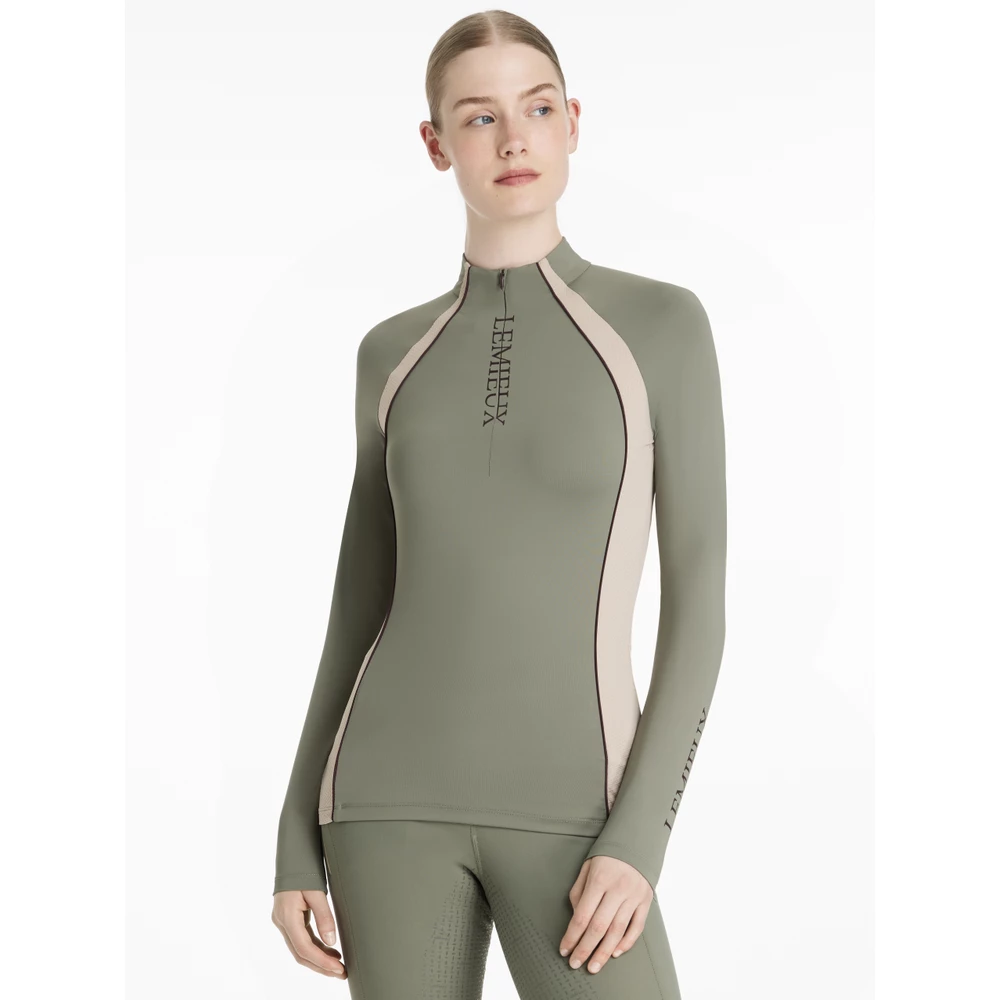 LeMieux Philippa Mesh Base Layer  - Rosemary in Rosemary