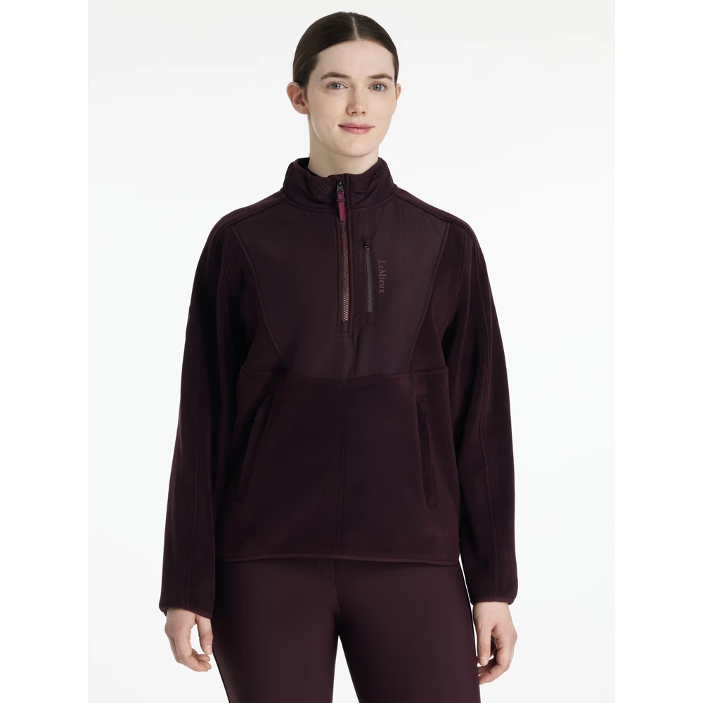LeMieux Clara Hybrid Fleece  - Damson in Damson