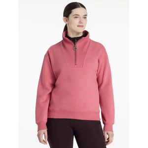 LeMieux Keira Quarter Zip Sweat  - Cranberry in Cranberry