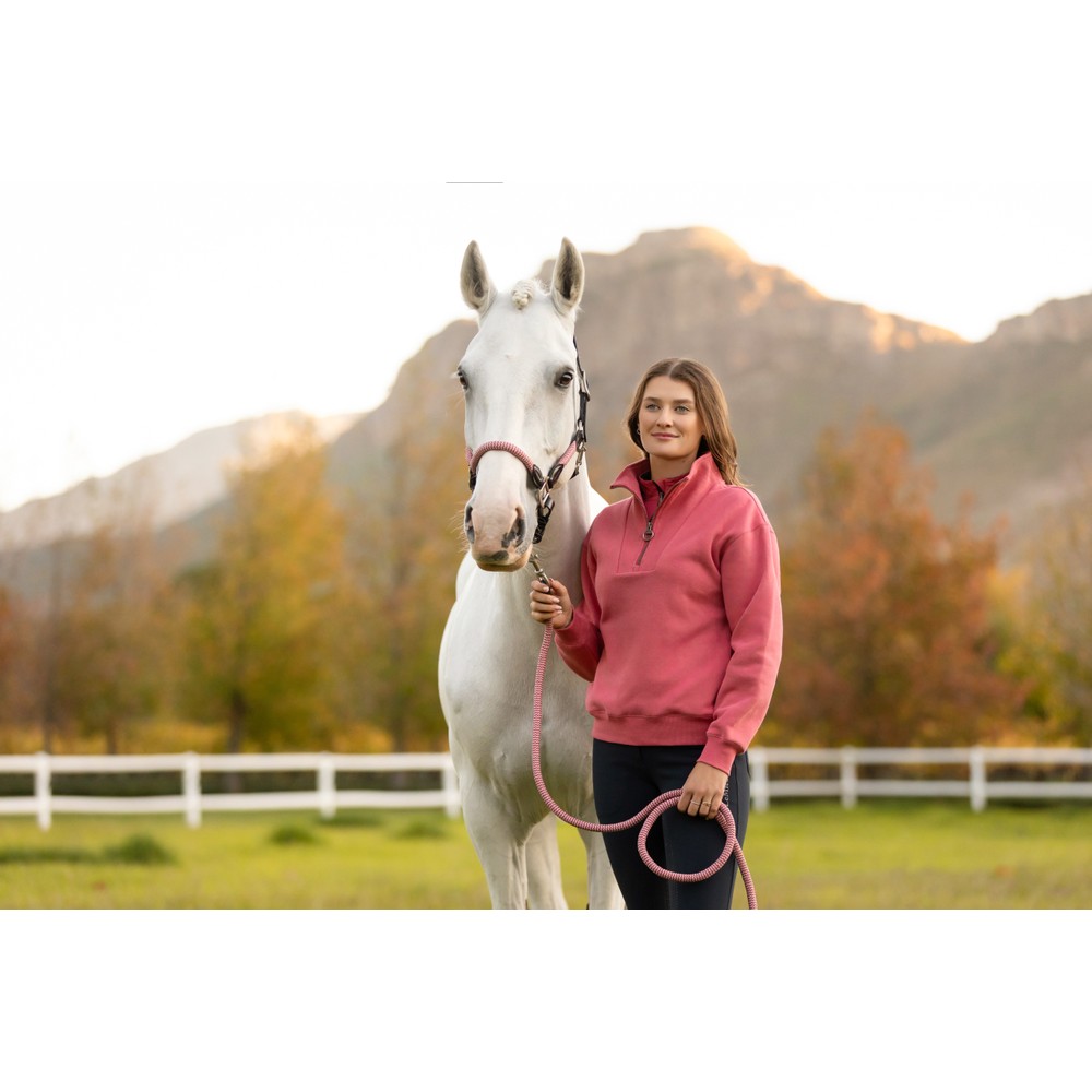 LeMieux Keira Quarter Zip Sweat - Cranberry
