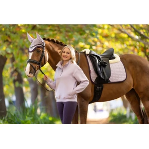 LeMieux Keira Quarter Zip Sweat  - Lilac in Lilac
