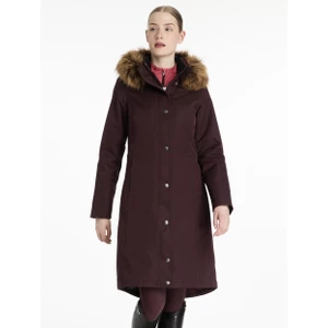 LeMieux Anya Waterproof Riding Coat  - Damson in Damson
