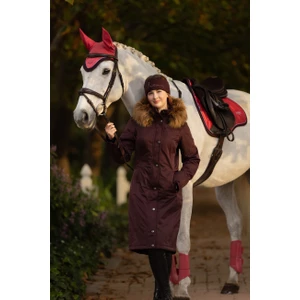 LeMieux Anya Waterproof Riding Coat  - Damson in Damson