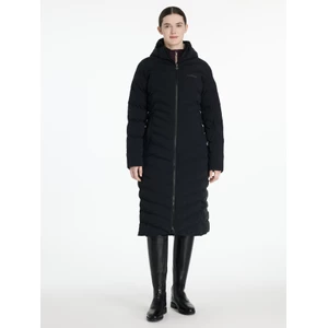 LeMieux Hayley Water Resistant Longline Puffer Coat  - Black in Black